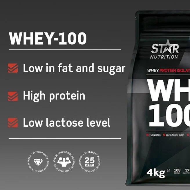 Whey-100 Myseprotein 4kg